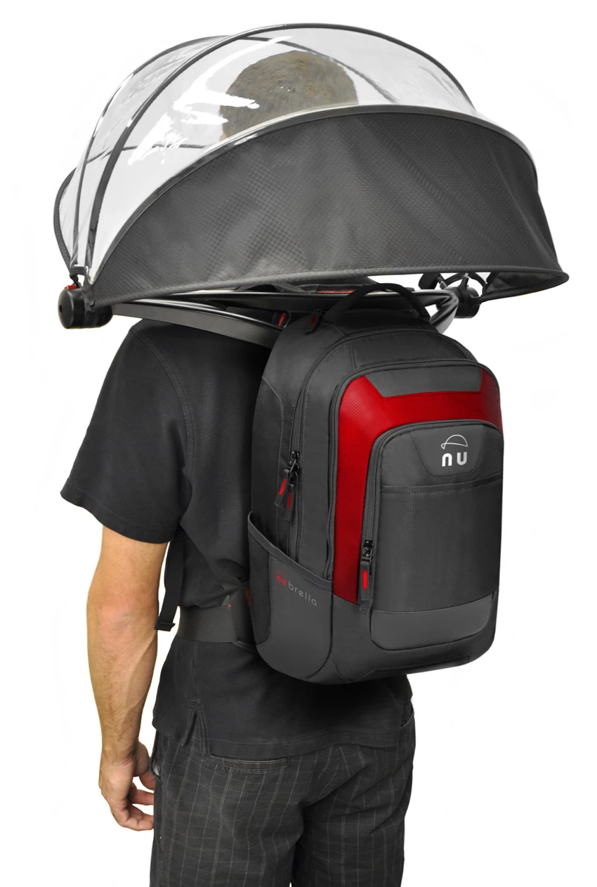 Nubrella plans to offer a package with a detachable backpack