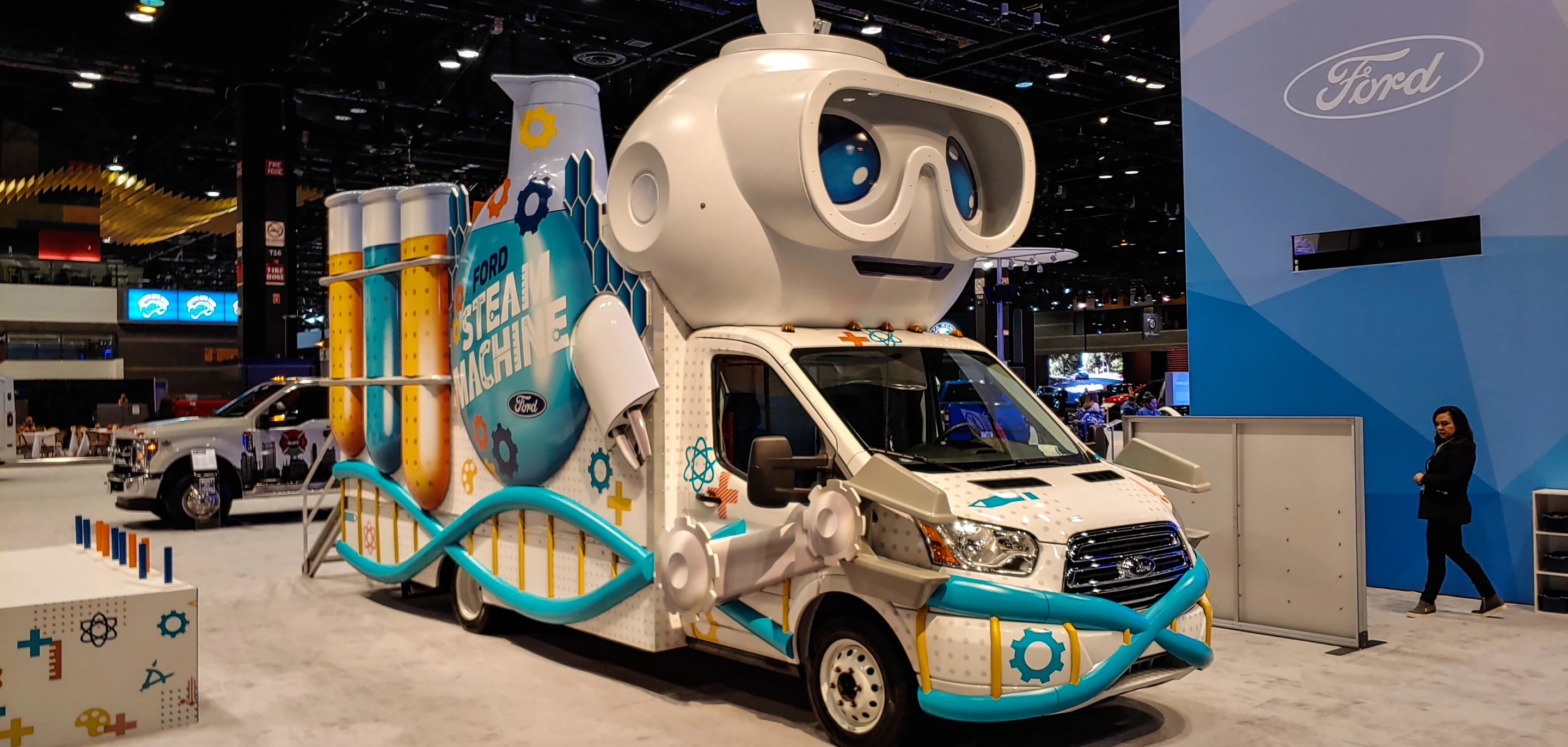 Full STEAM ahead with this children's learning center built around a Ford Transit van