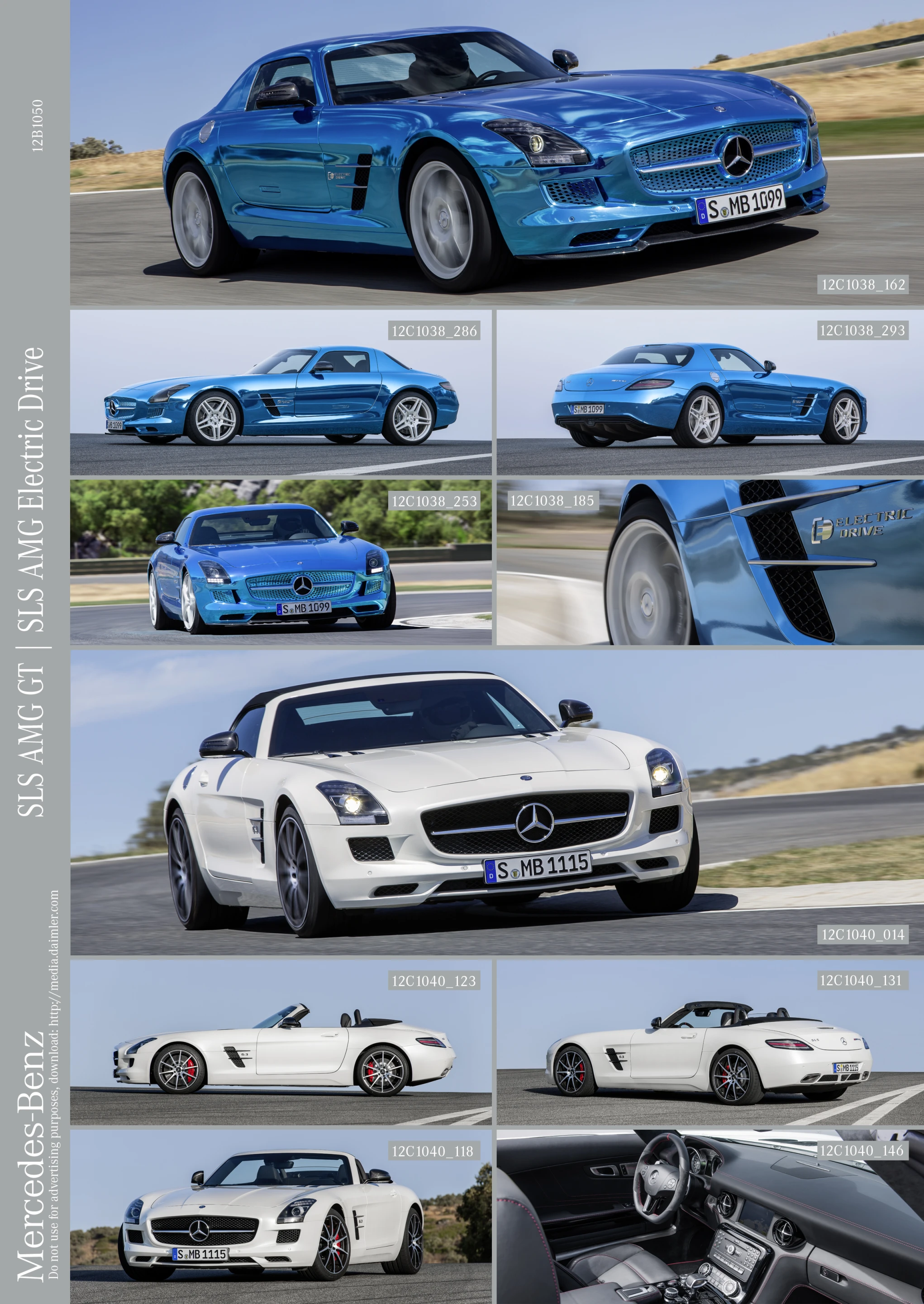 Apparently, there's a convertible version as well of the Mercedes-Benz SLS AMG Coupé Electric Drive (Image: Mercedes-Benz)