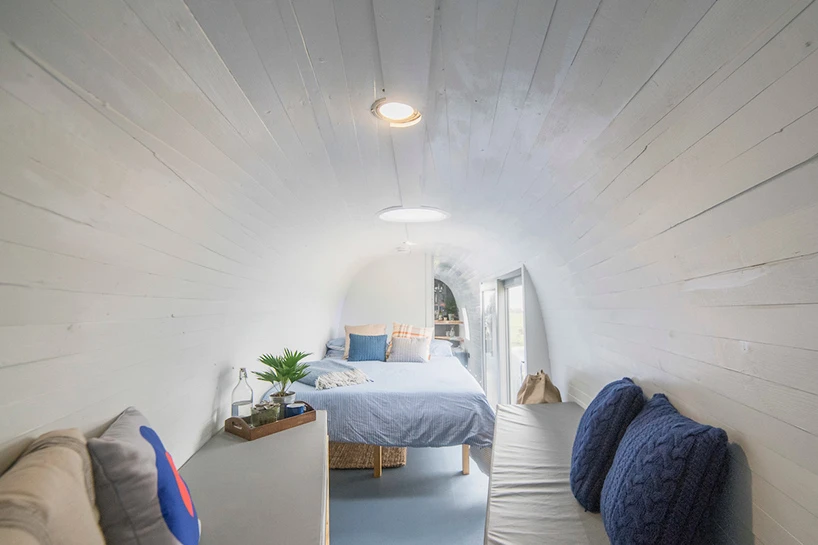Helicopter Glamping offers a unique escape away for up to five guests