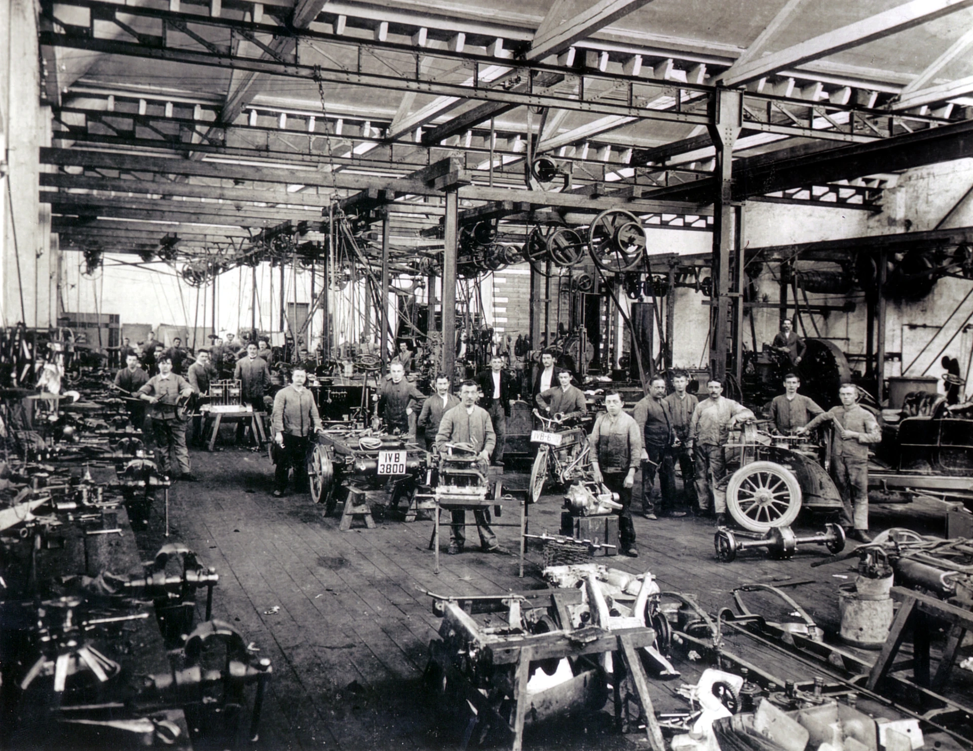 The Benz workshop circa 1896