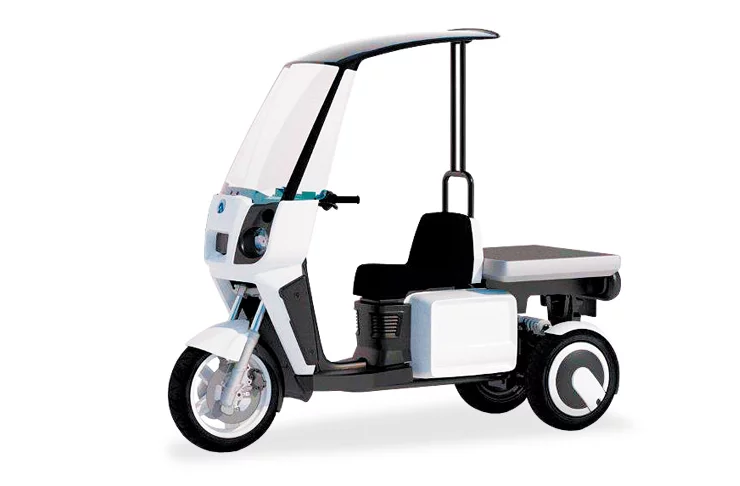 Adiva's CARGO3 tilting three-wheeler