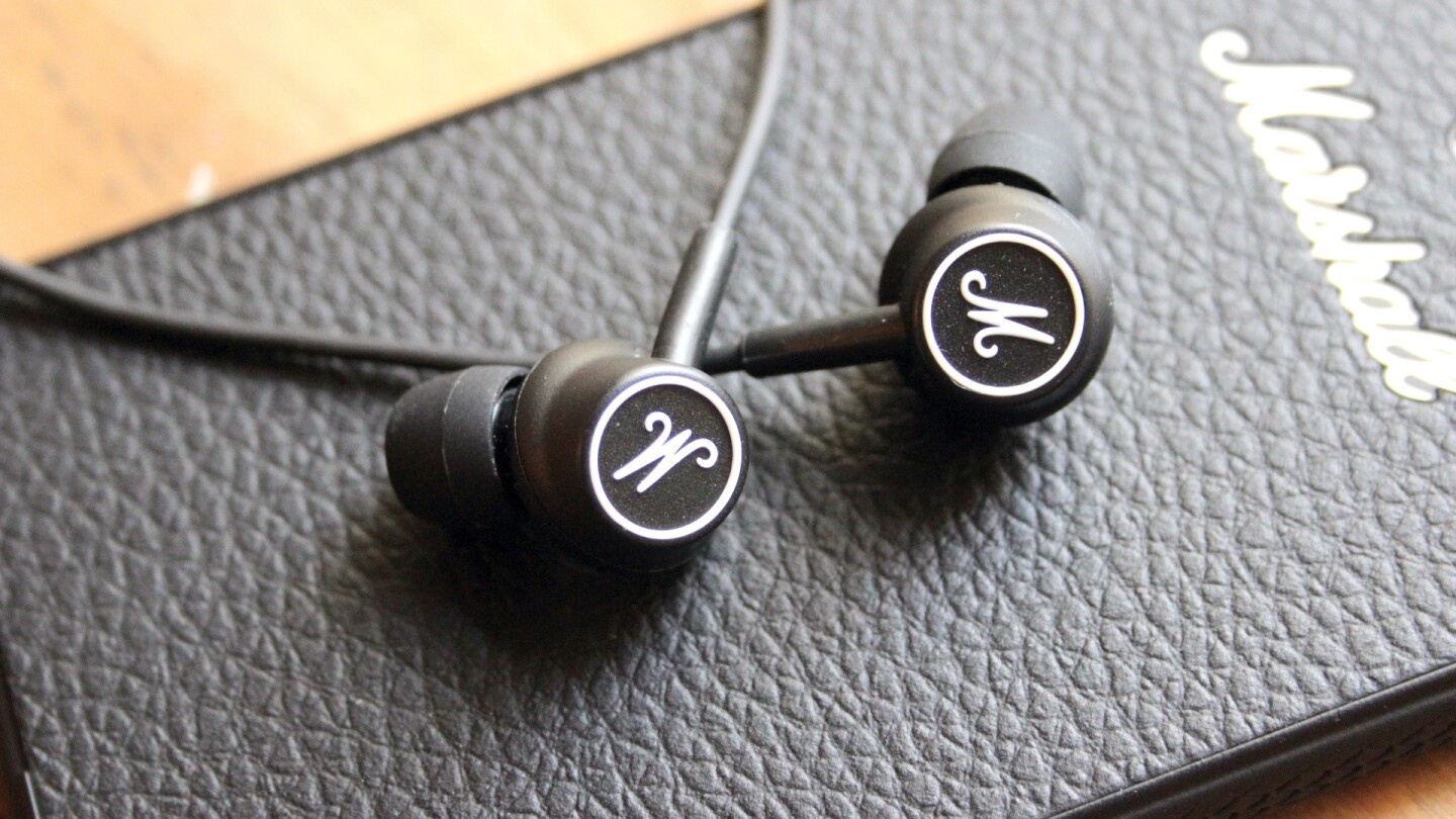 Marshall bundles in a pair of its Mode earphones, which sound really great