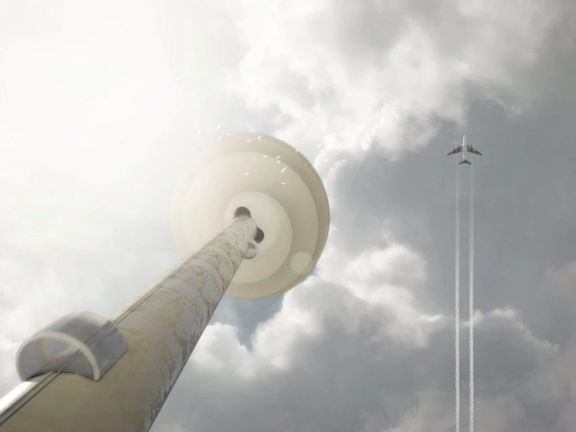 The summit of the tower will be accessed by three glass elevators (Image: BIG)