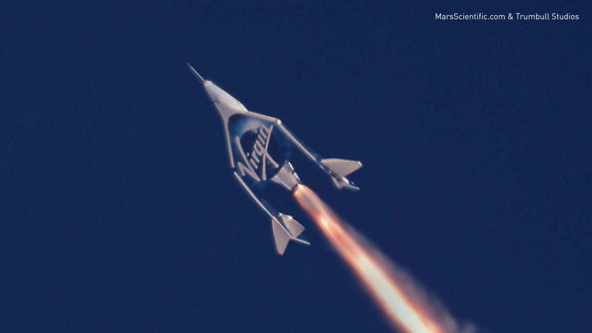 Virgin Galactic's spaceplane in action