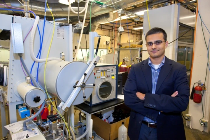 Chemist Ali Javey, who led development of the tapered nanopillars (Photo: Berkeley Lab)