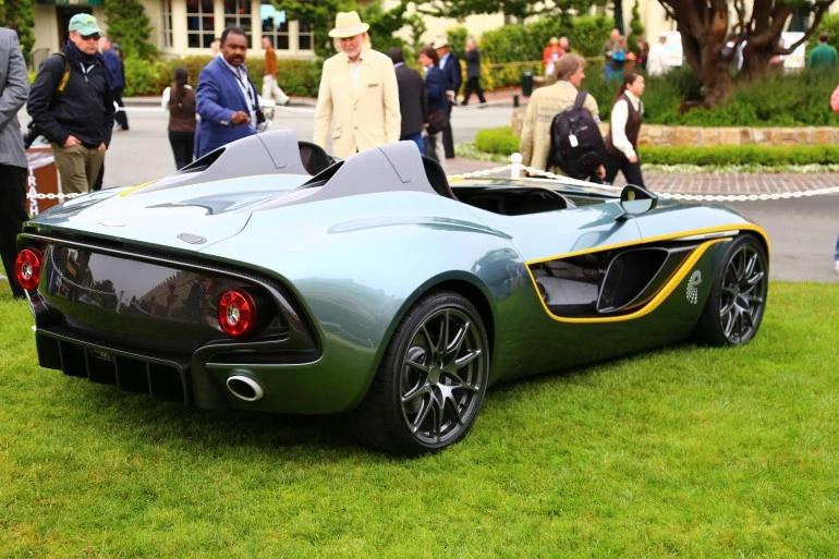 The Aston Martin CC100 Speedster in Pebble Beach