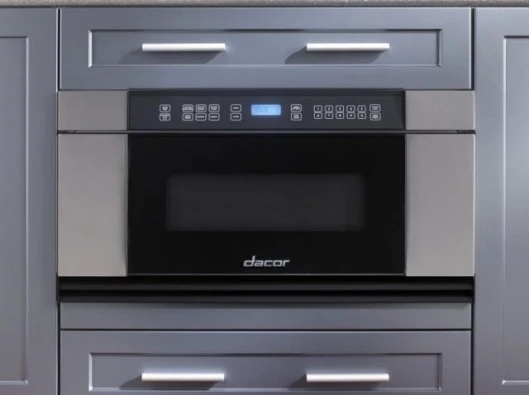 The new Millennia Microwave In-A-Drawer is an alternative to countertop units