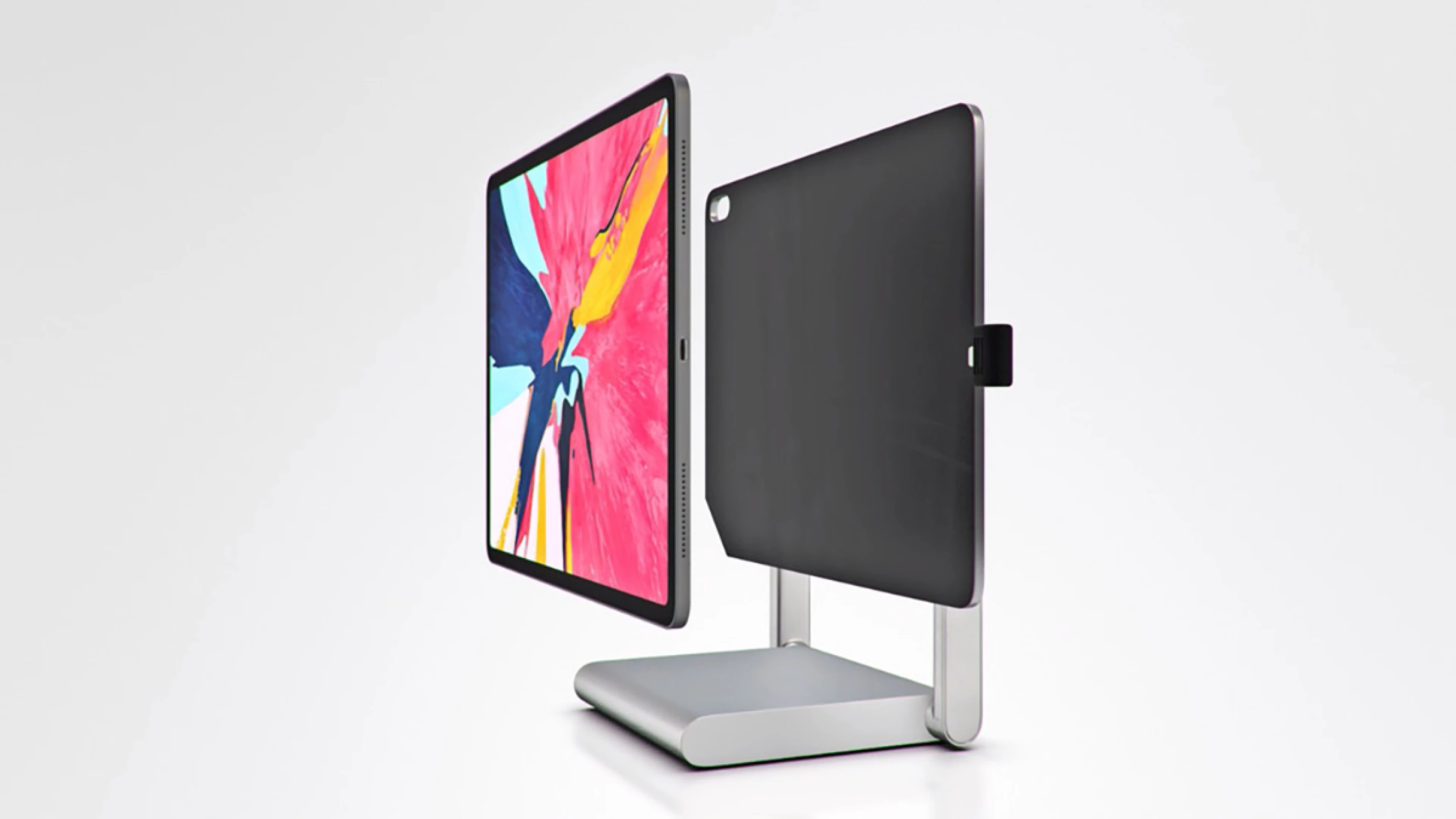 MagicDock is a versatile, stylish desktop docking station for the iPad Pro