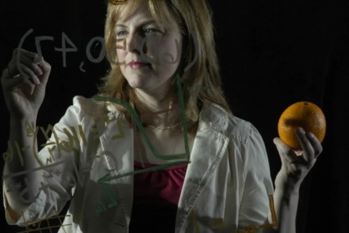 Karen Braun, Xerox color research scientist, helped develop a natural language that allows users to simply describe the color they want. (Photo: Kevin Rivoli)