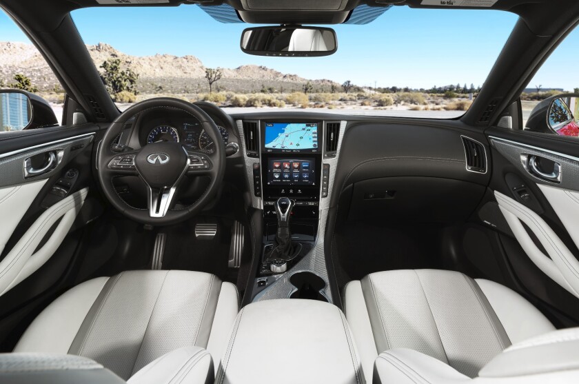 All Infiniti Q60 coupes have Active Noise Cancellation as standard, preventing negative engine noise frequencies from entering the cabin