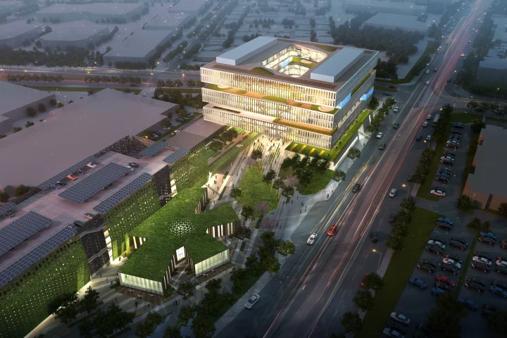 Work on Samsung's new HQ has begun, and is scheduled to be finished by mid-2015 (Image: NBBJ)