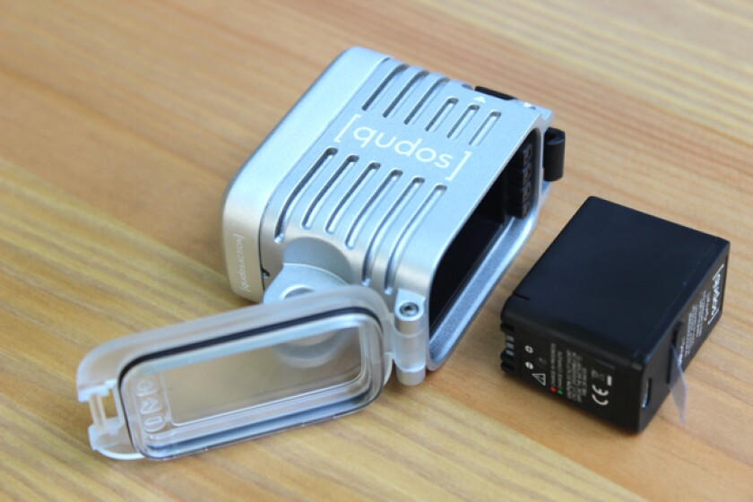 The battery can removed and swapped for an optional extra