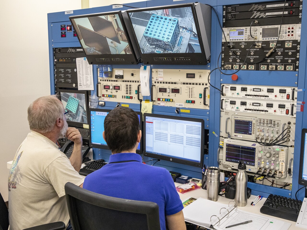 Monitored the vibration tests