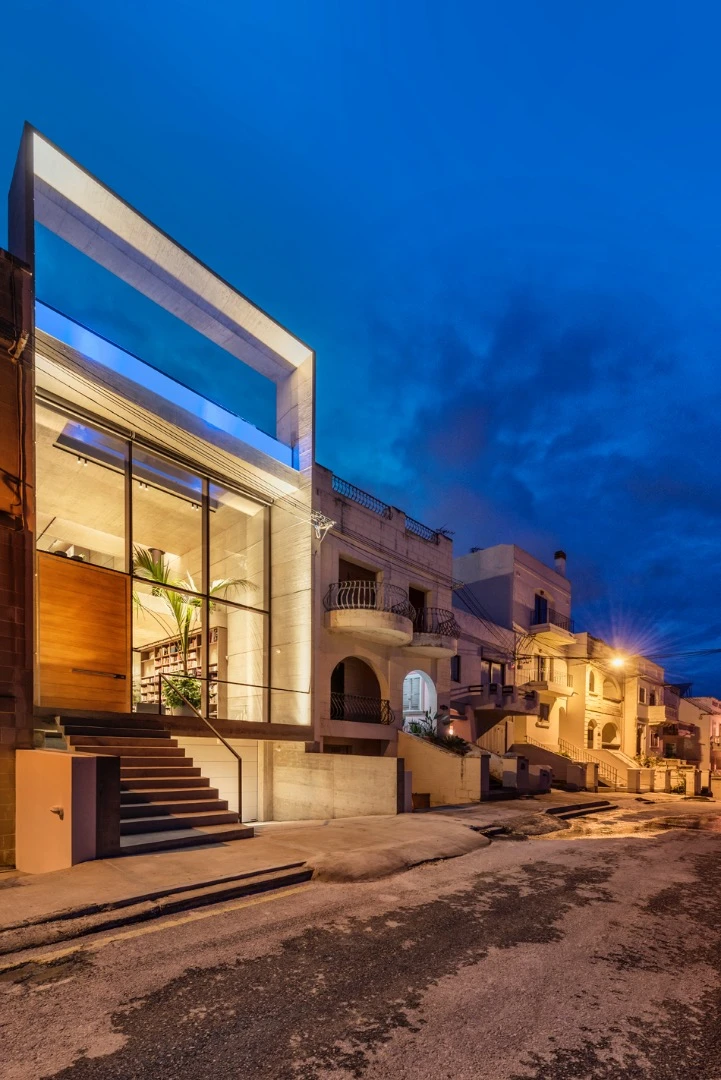 Casa B's glazed facade doesn't seem to offer much privacy