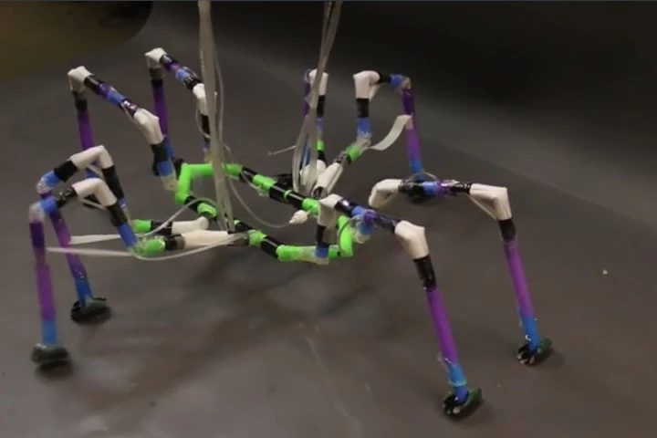 By the time the team got to eight legs, the arthorobots were beginning to bump up against the limits of what the system could handle