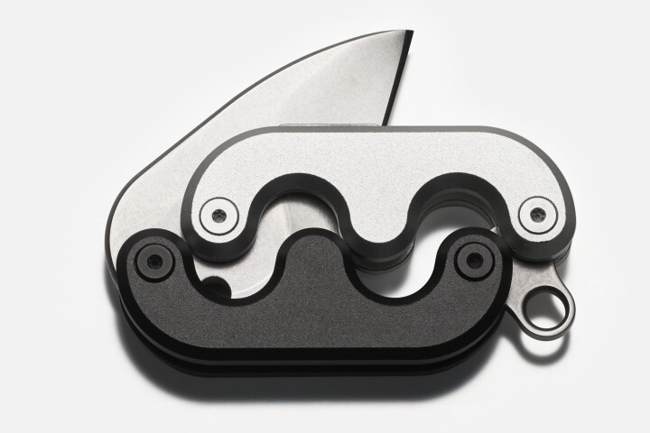 The entire knife gets into the action in flipping the blade