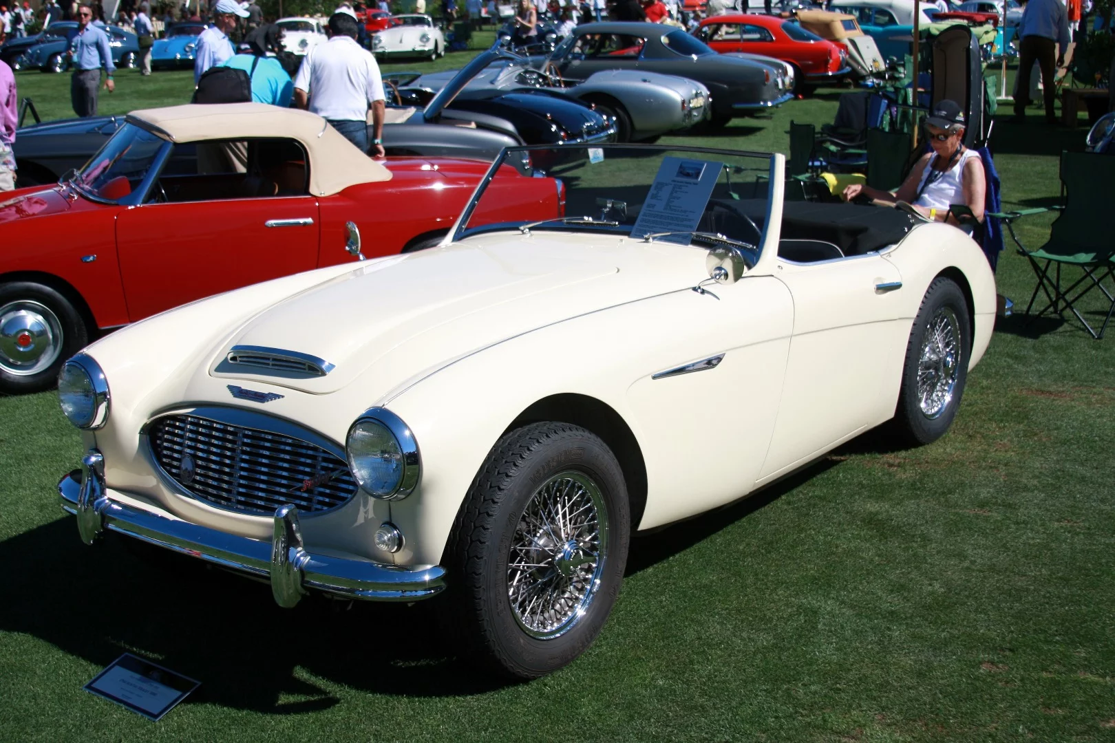 1960 Austin Healey 3000 at The Quail