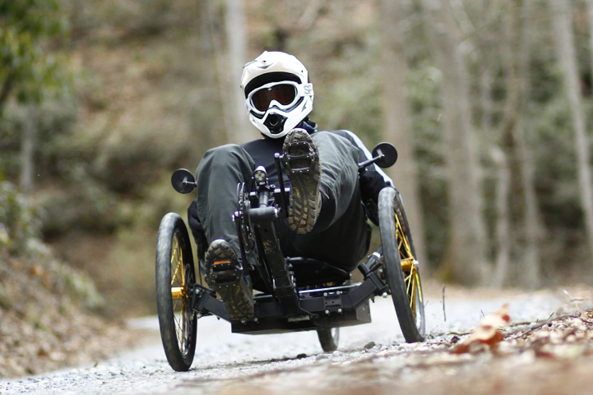 Outrider USA's line of electric recumbent tricycles can reach speeds as fast as 40 mph