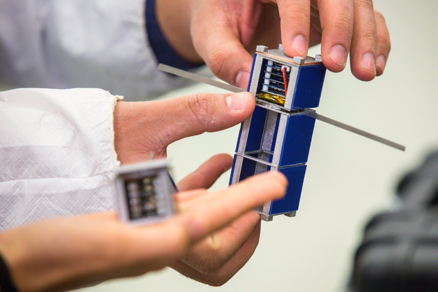The larger model FemtoSat has room for a payload