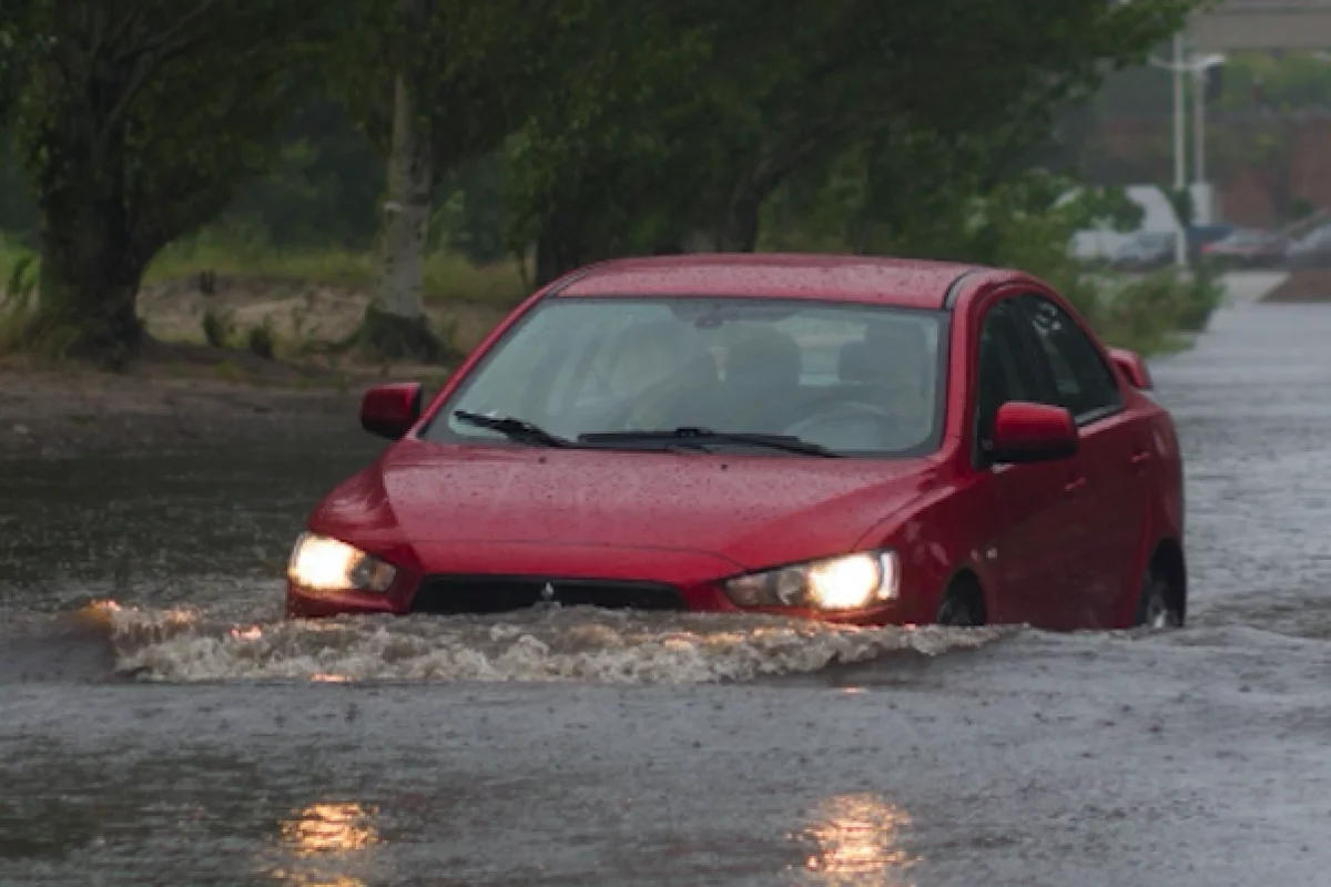 Researchers at the University of NSW say just 15 cm of water can make a car unstable