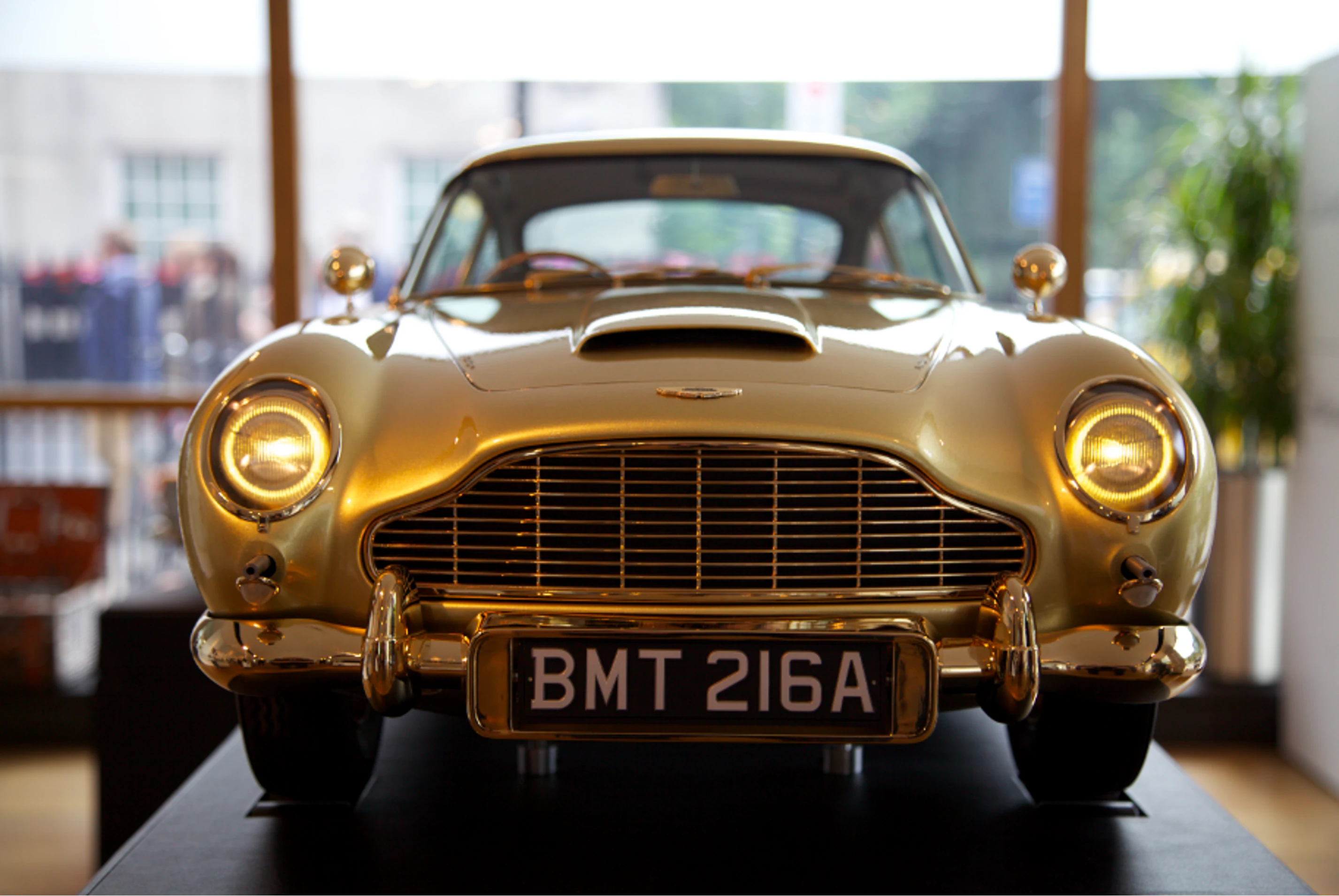 The replica includes the original number plate (Image: Aston Martin)