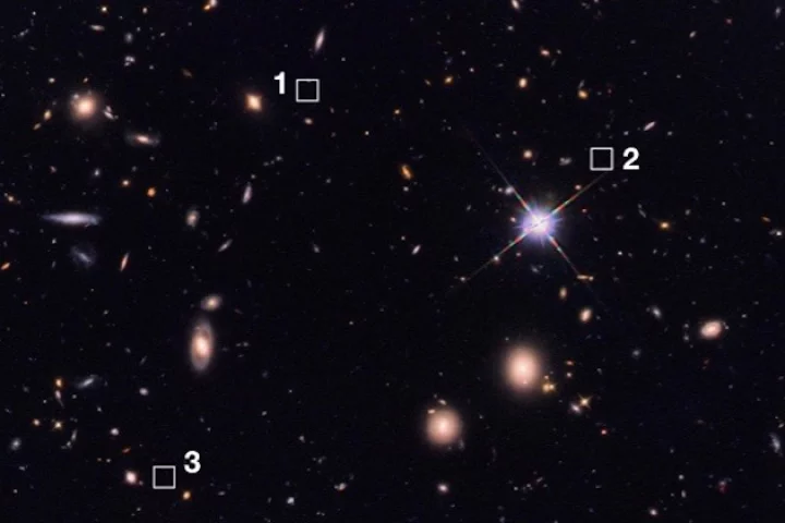 Astronomers have discovered 39 ancient, massive galaxies so faint that they can't be seen by telescopes like Hubble