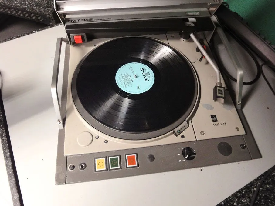 Lot 1446 - an EMT 948 broadcast turntable
