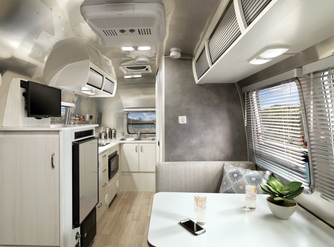 Inside the Airstream Bambi