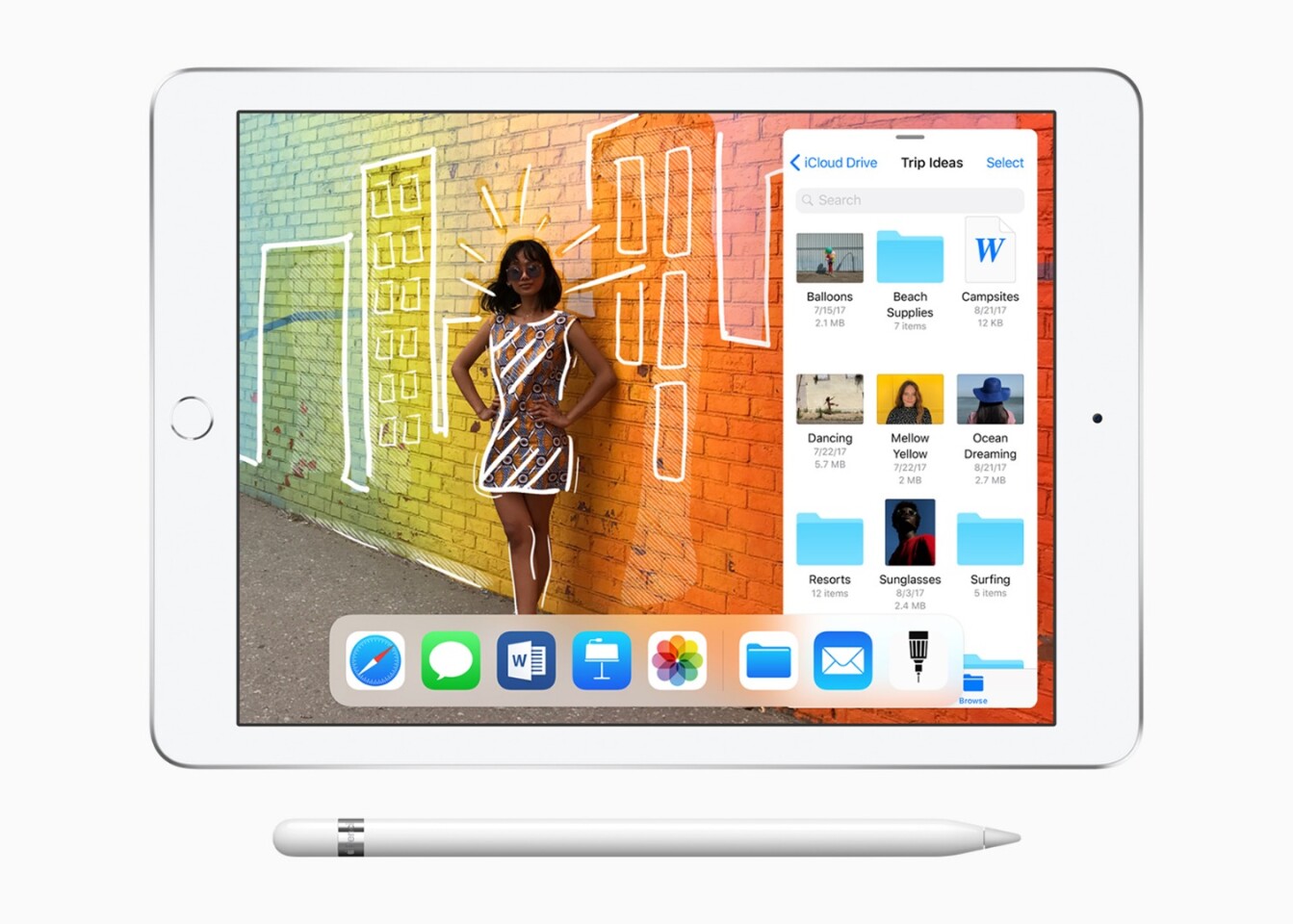 The big addition to the entry-level iPad this year is Apple Pencil support