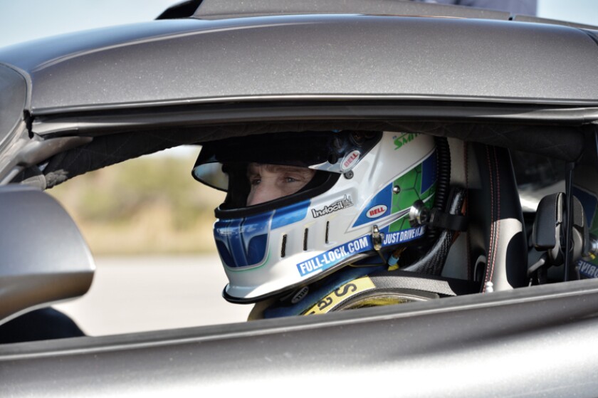Hennessey Venom GT driver Brian Smith