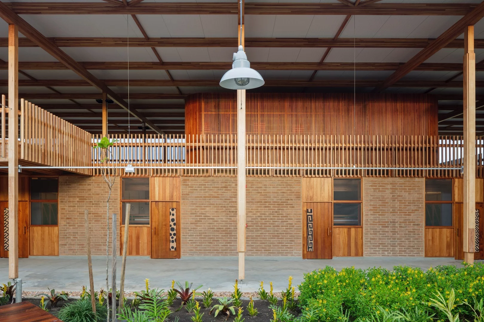 Children Village's first floor includes spaces like reading nooks and television rooms, balconies and hammocks
