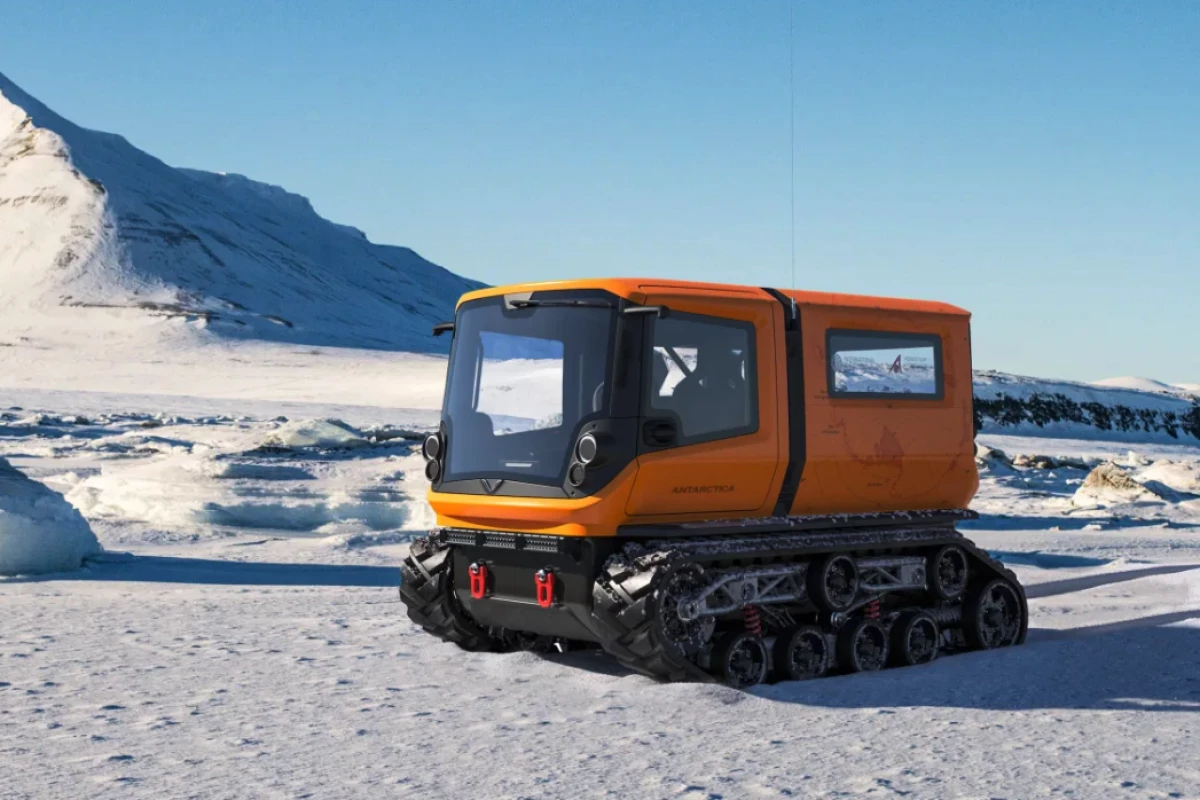 The Antarctica prepares for polar research duty