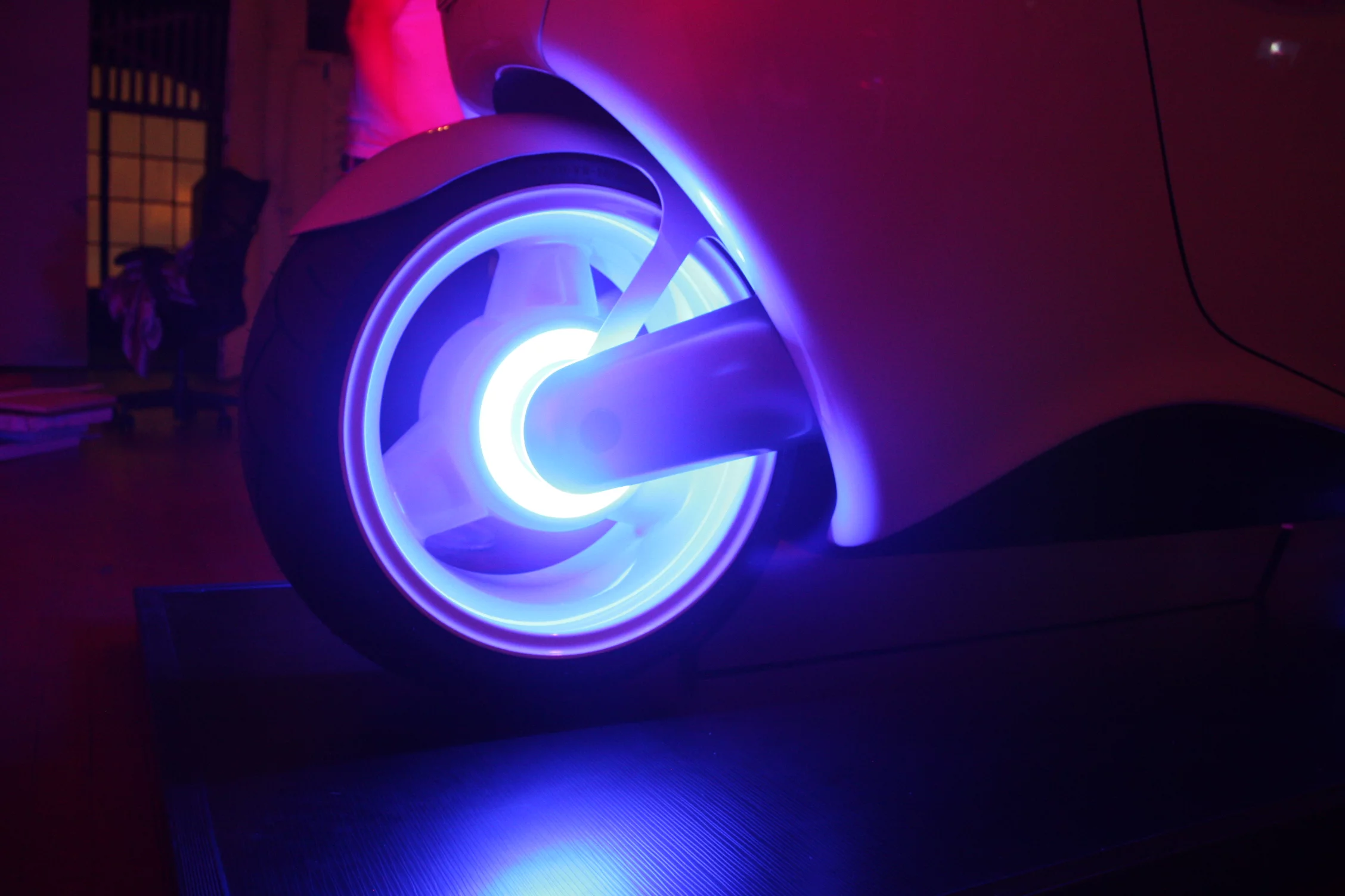 The C-1 is powered by dual hub motors