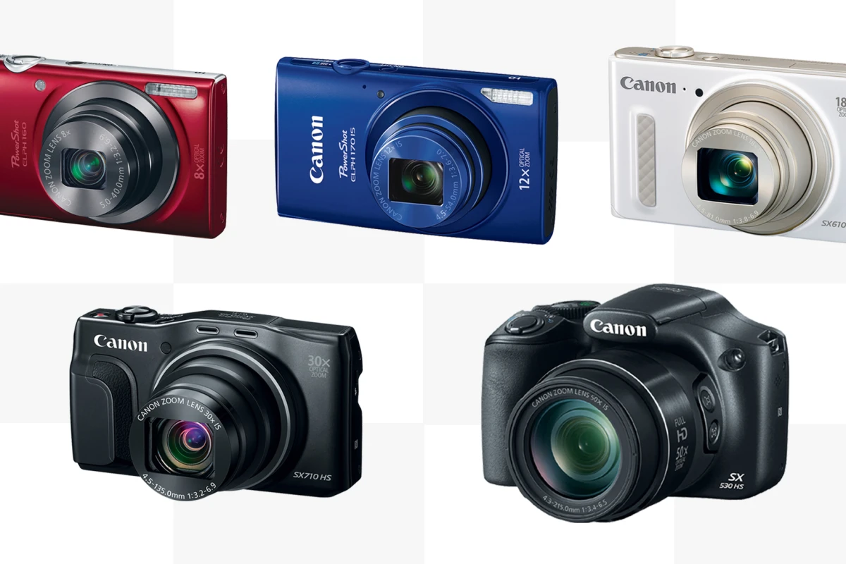 Canon has revealed five new PowerShot cameras