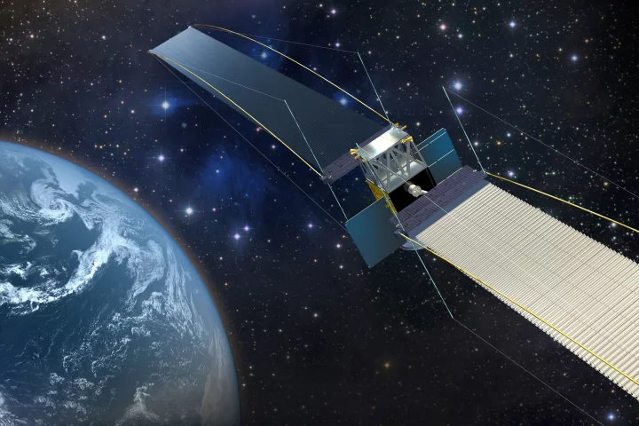 What a "space tugboat" incorporating a high energy solar electric propulsion (SEP) system might look like (Image: Boeing)