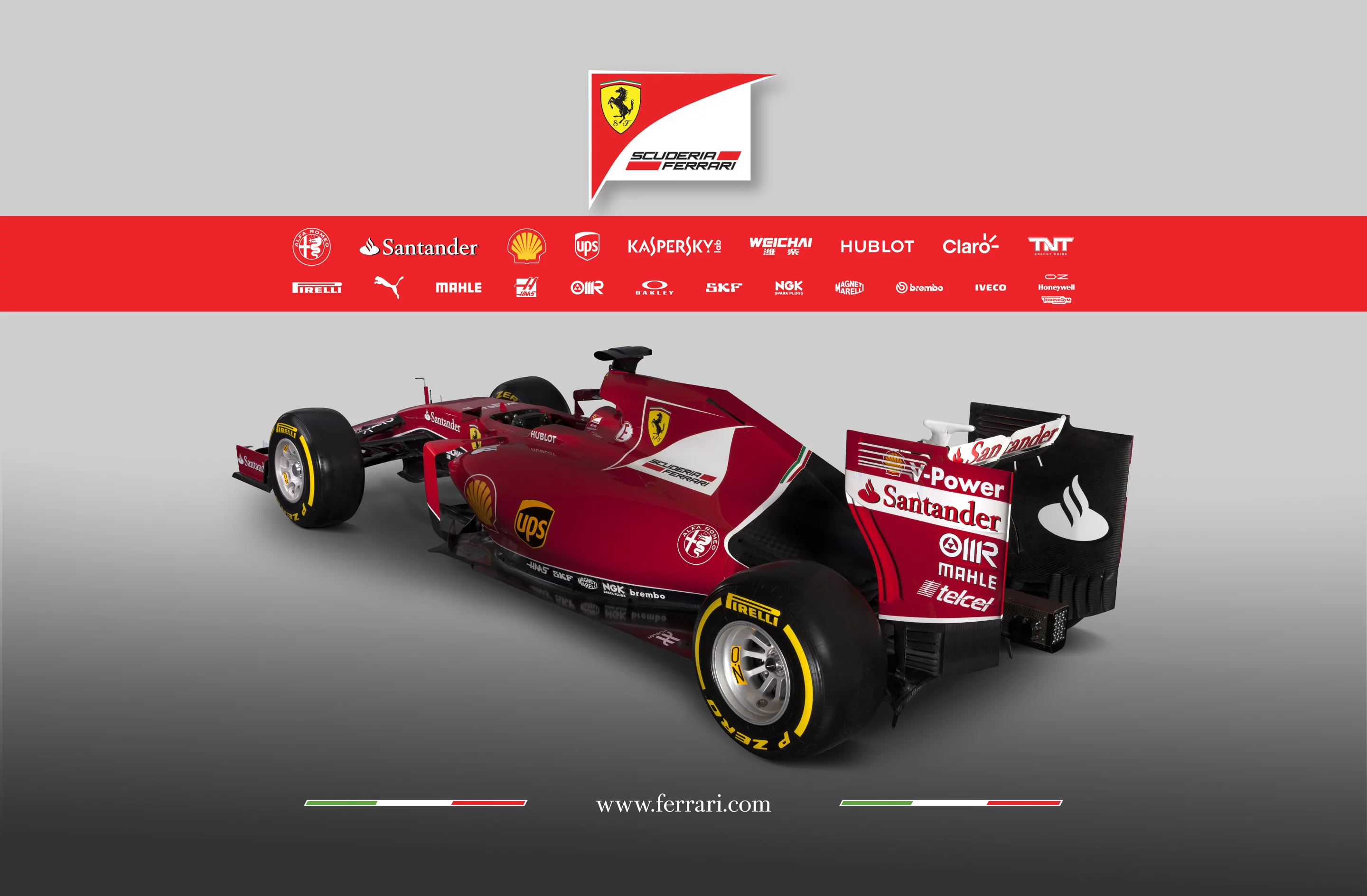 The Ferrari Scuderia SF15-T