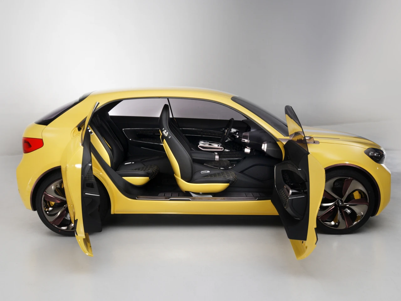 Suicide doors unite. The CUB's no B-pillar approach makes ingress/egress that much easier