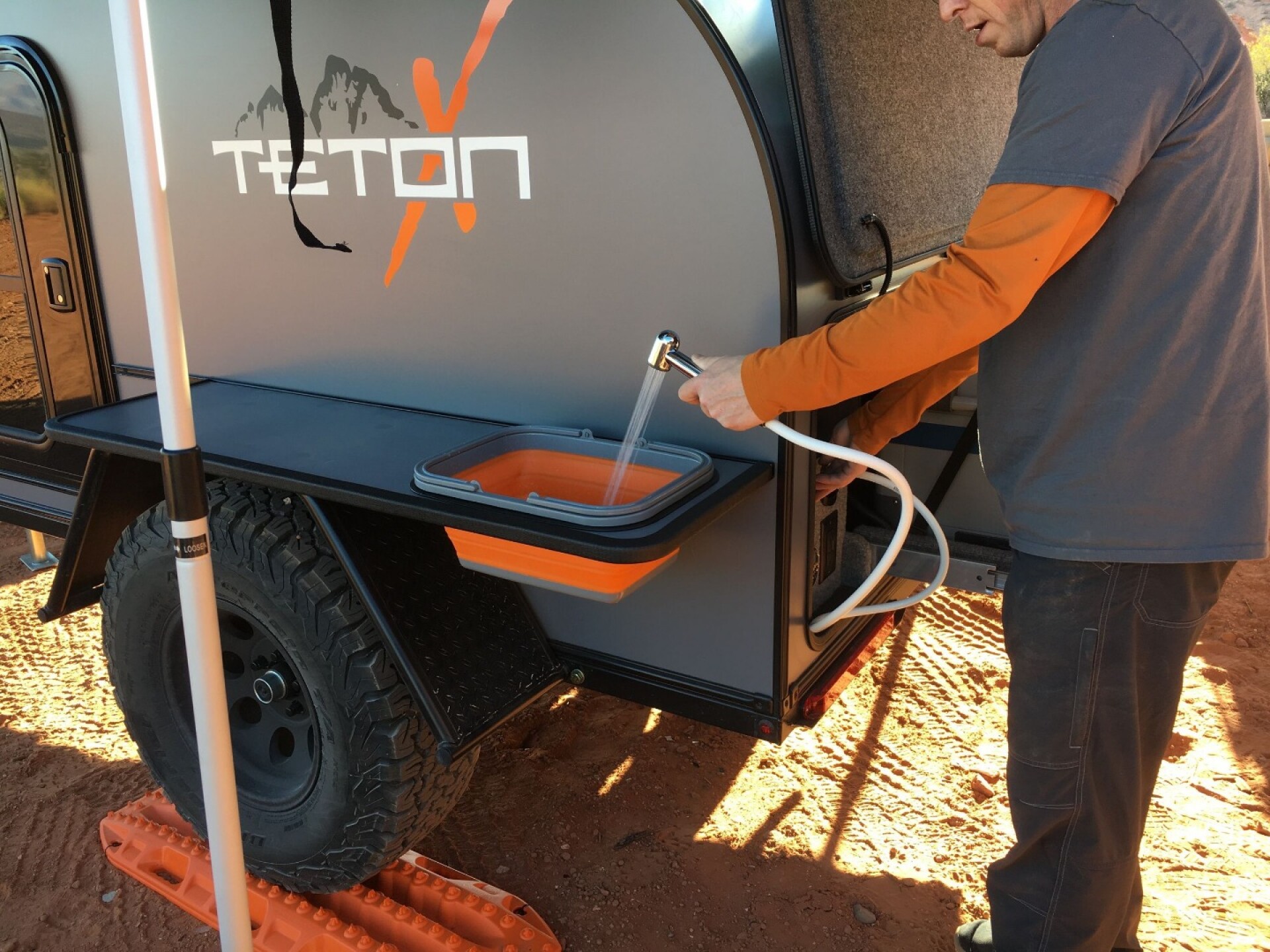 TetonX offroad trailers slide out modern conveniences at camp