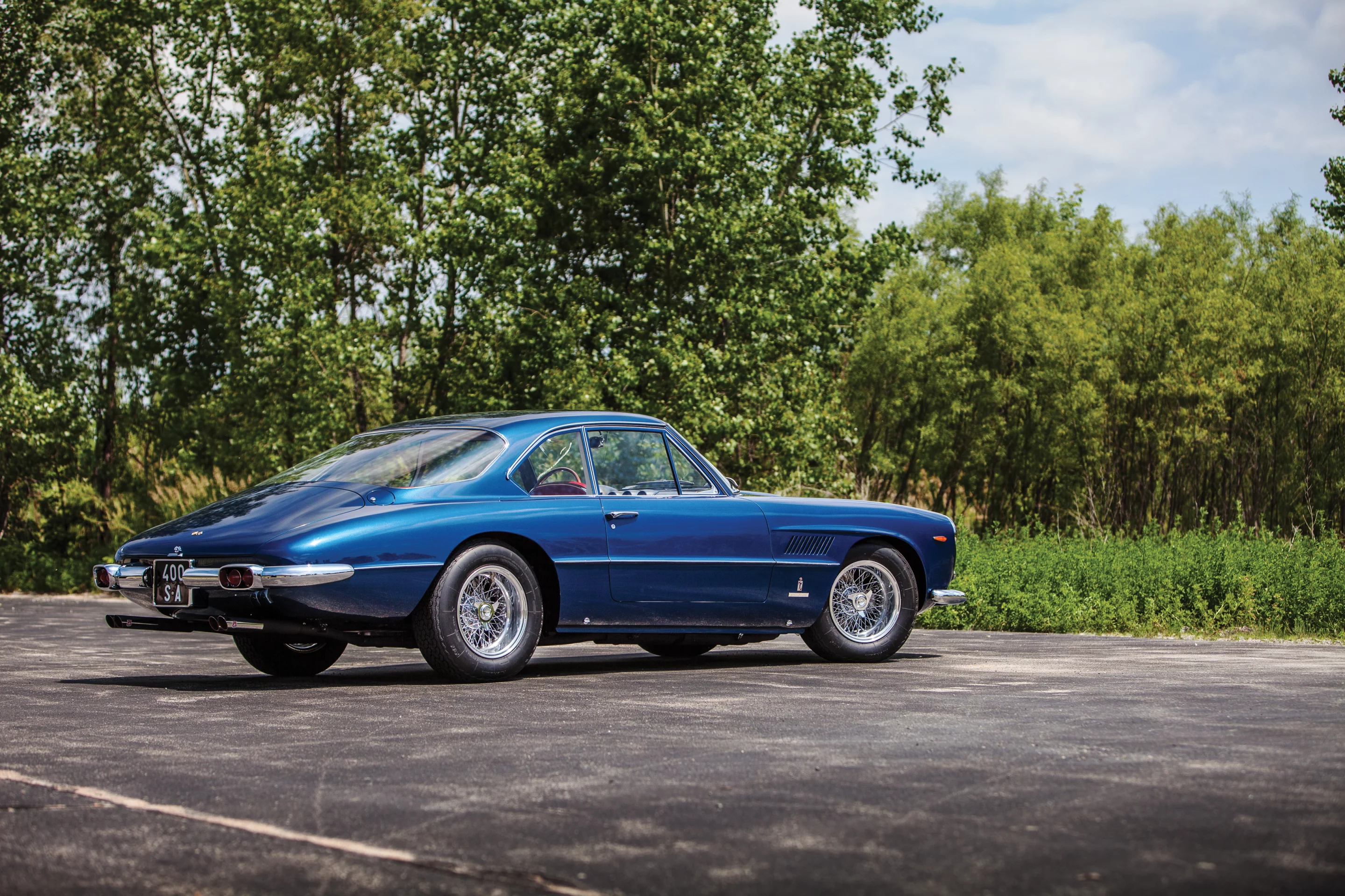 1963 Ferrari 400 SA LWB Coupe Aerodinamico. Auctioneer's Estimate: US$2,500,000 - $3,000,000 Photo Credit: Jeremy Cliff Official Auction Description and Images