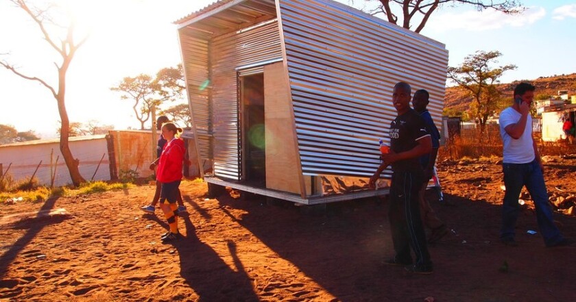 The tiny Mamelodi Pod hopes to raise local living conditions, while also providing secure housing