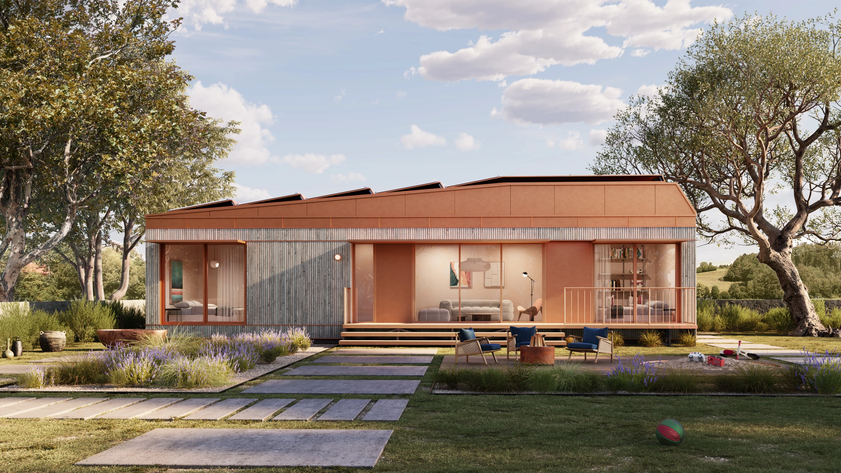 The Cosmic One comes in larger versions, including this two bedroom model