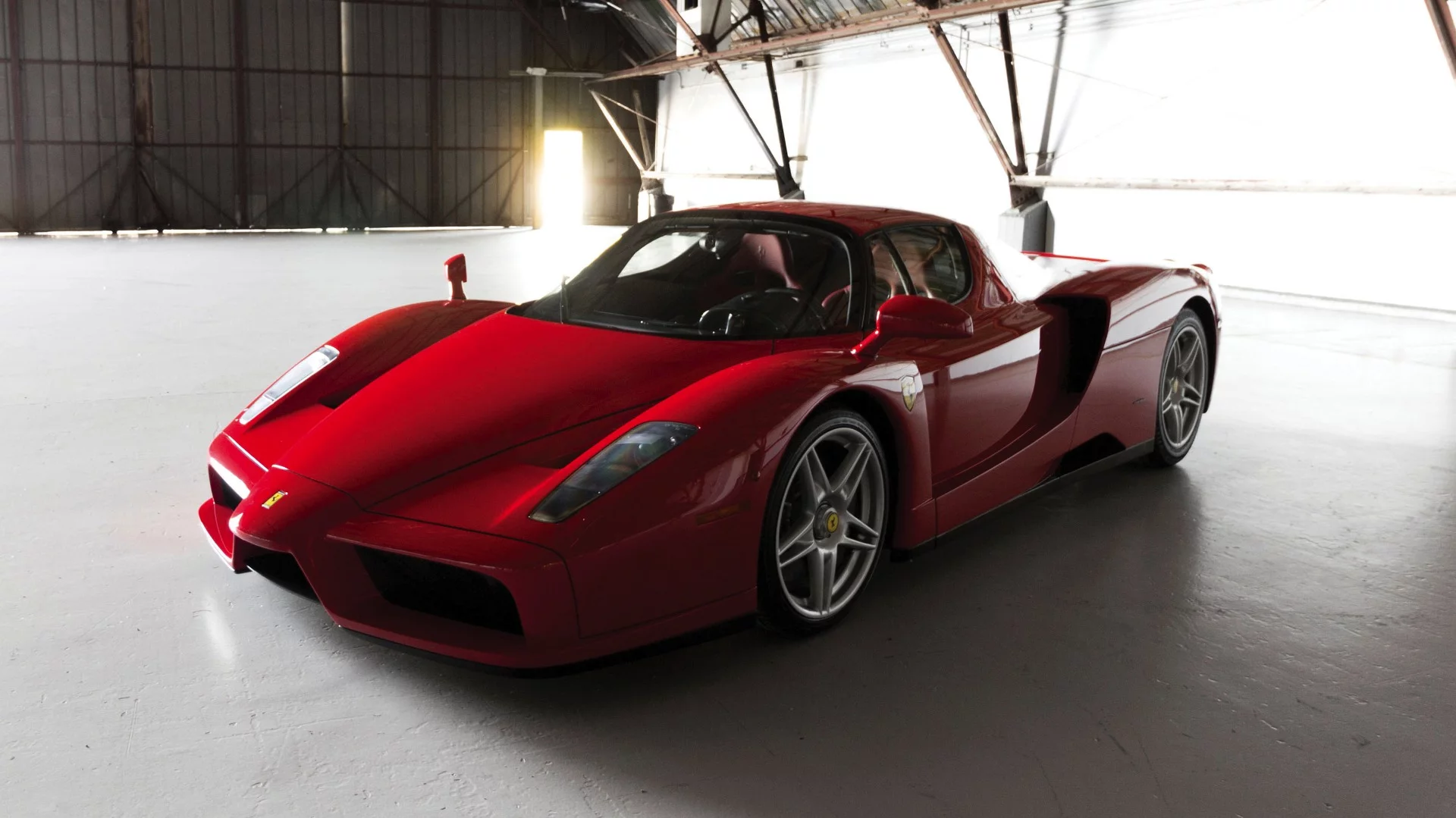 This 2004 Ferrari Enzo goes to auction on Saturday, July 18, 2015. It is expected to sell for between $1.7 million and $2.1 million.