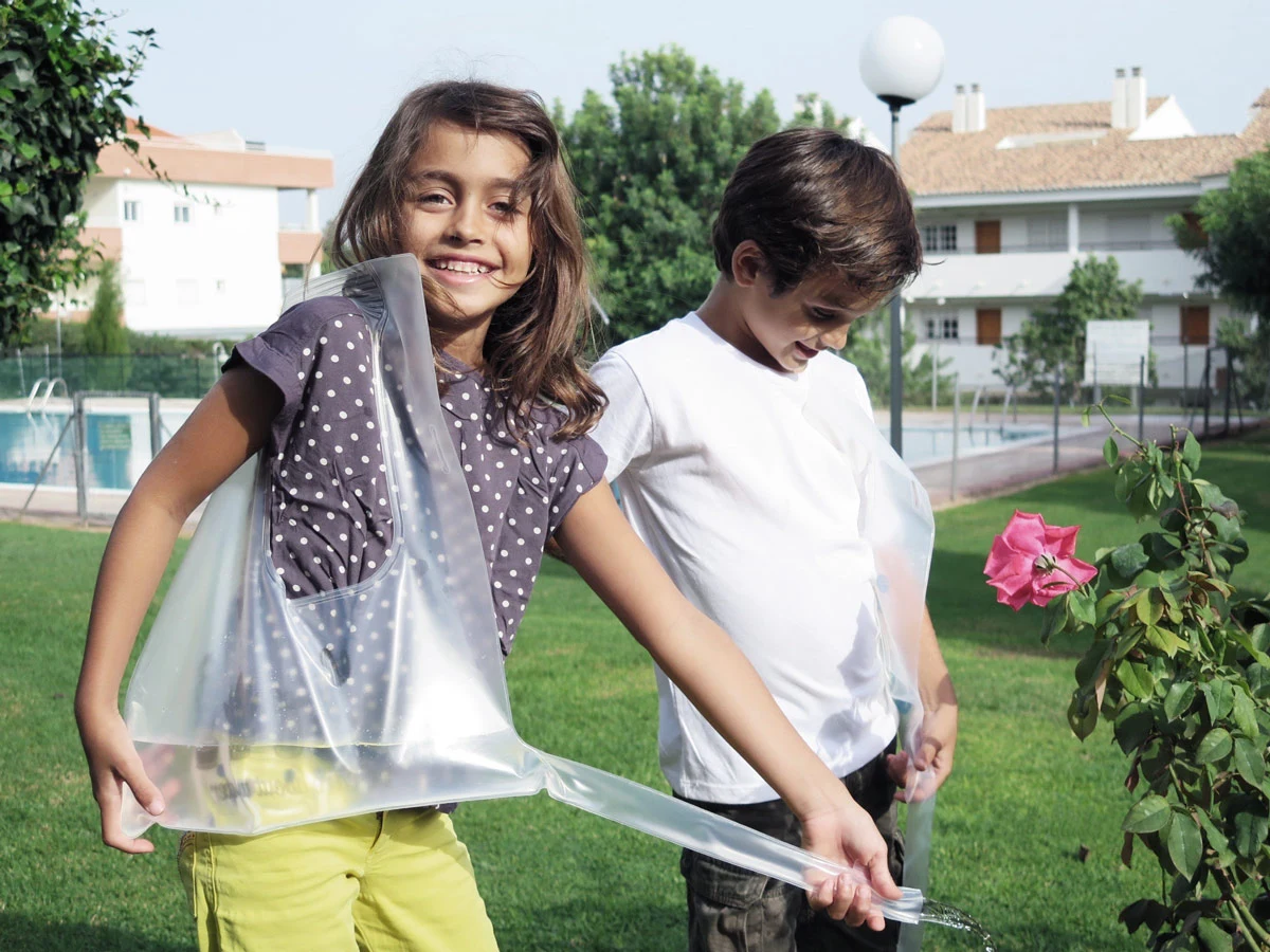 The WaterDrop is designed, in part, to raise awareness of the need for saving water