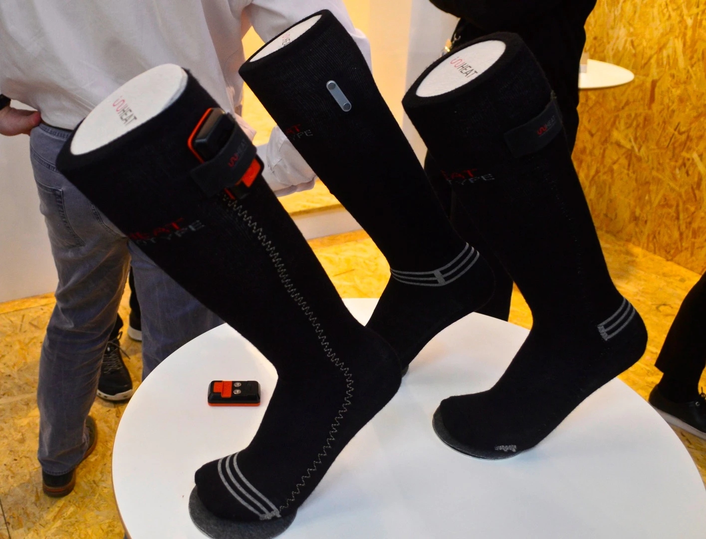Heated socks to take the chill out of icy winter conditions