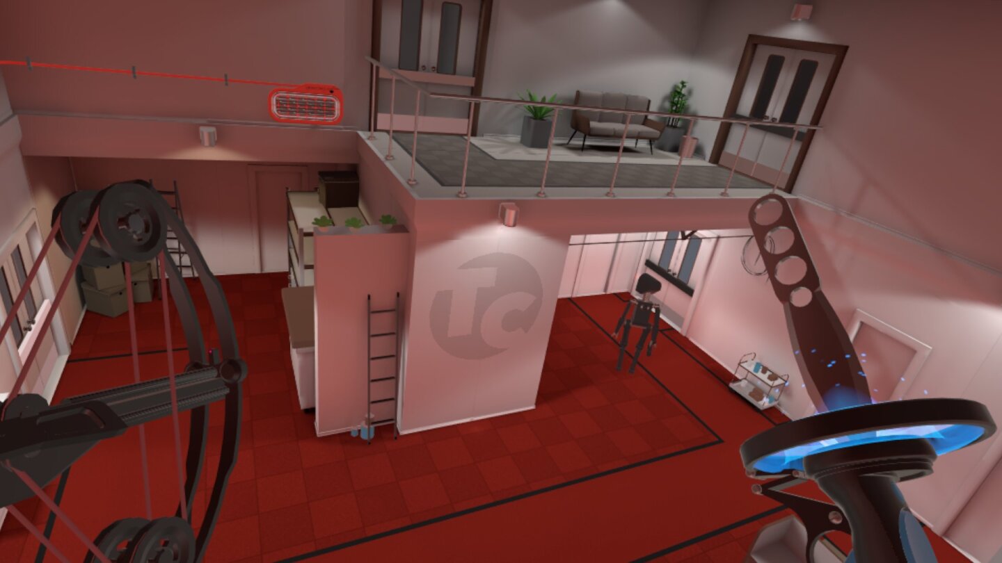 Like any good stealth game, Budget Cuts involves lots of strategy in taking out the patrolling robots