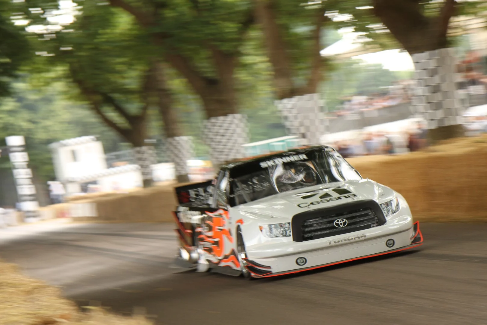 NASCAR racers and American muscle were also part of the spectacle at the 2018 Goodwood Festival of Speed