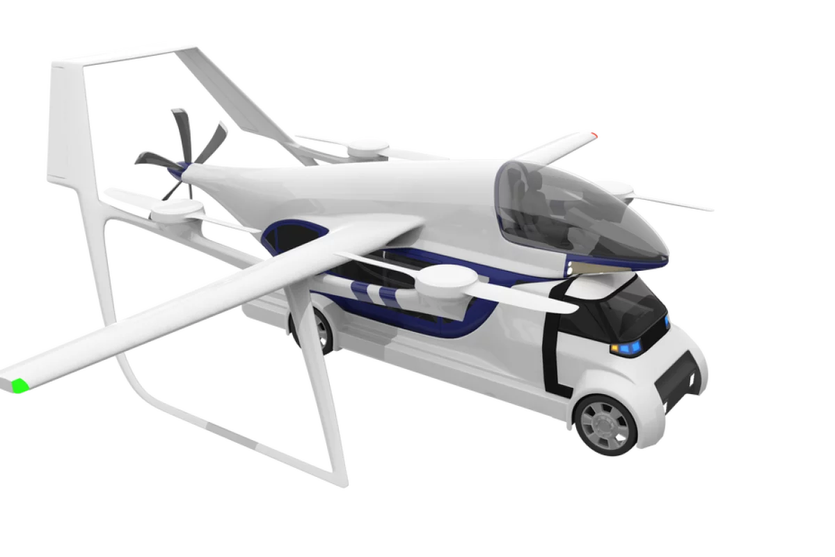 Terrafugia says its TF-2 would be able to drop off a pod full of passengers and be lifting off with another within two minutes