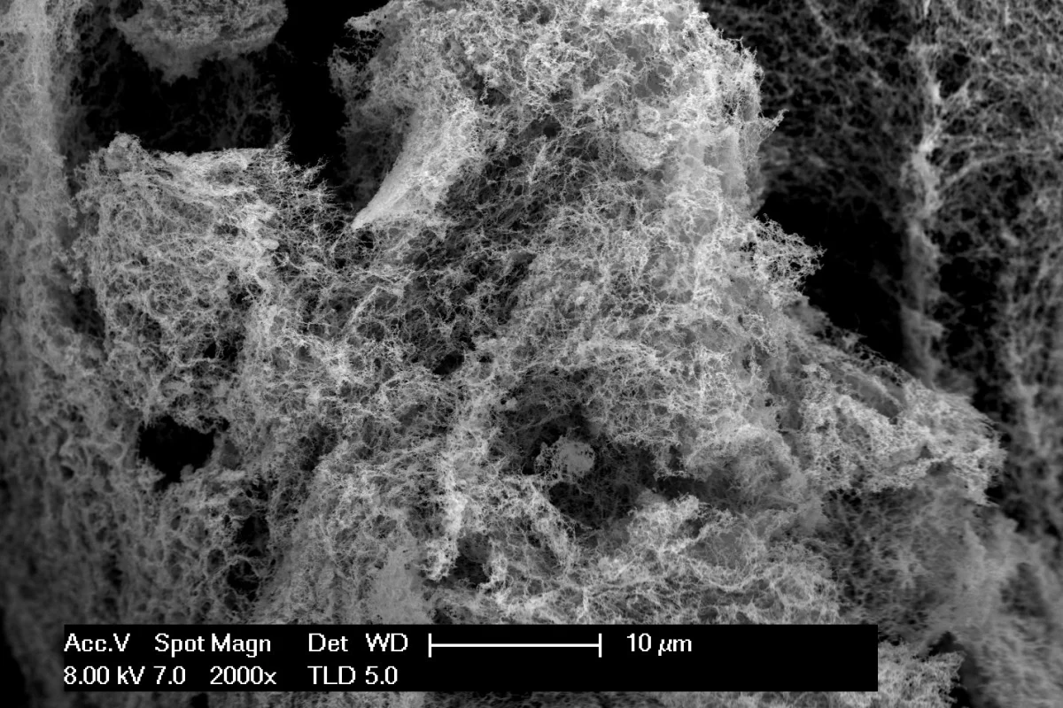 Researchers at Washington State University have developed a "nanofoam" out of nickel and iron, creating a more efficient and less expensive catalyst for water electrolysis