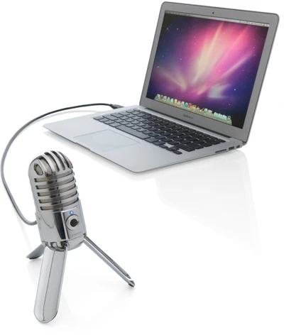Samson's Meteor Mic with a MacBook Air